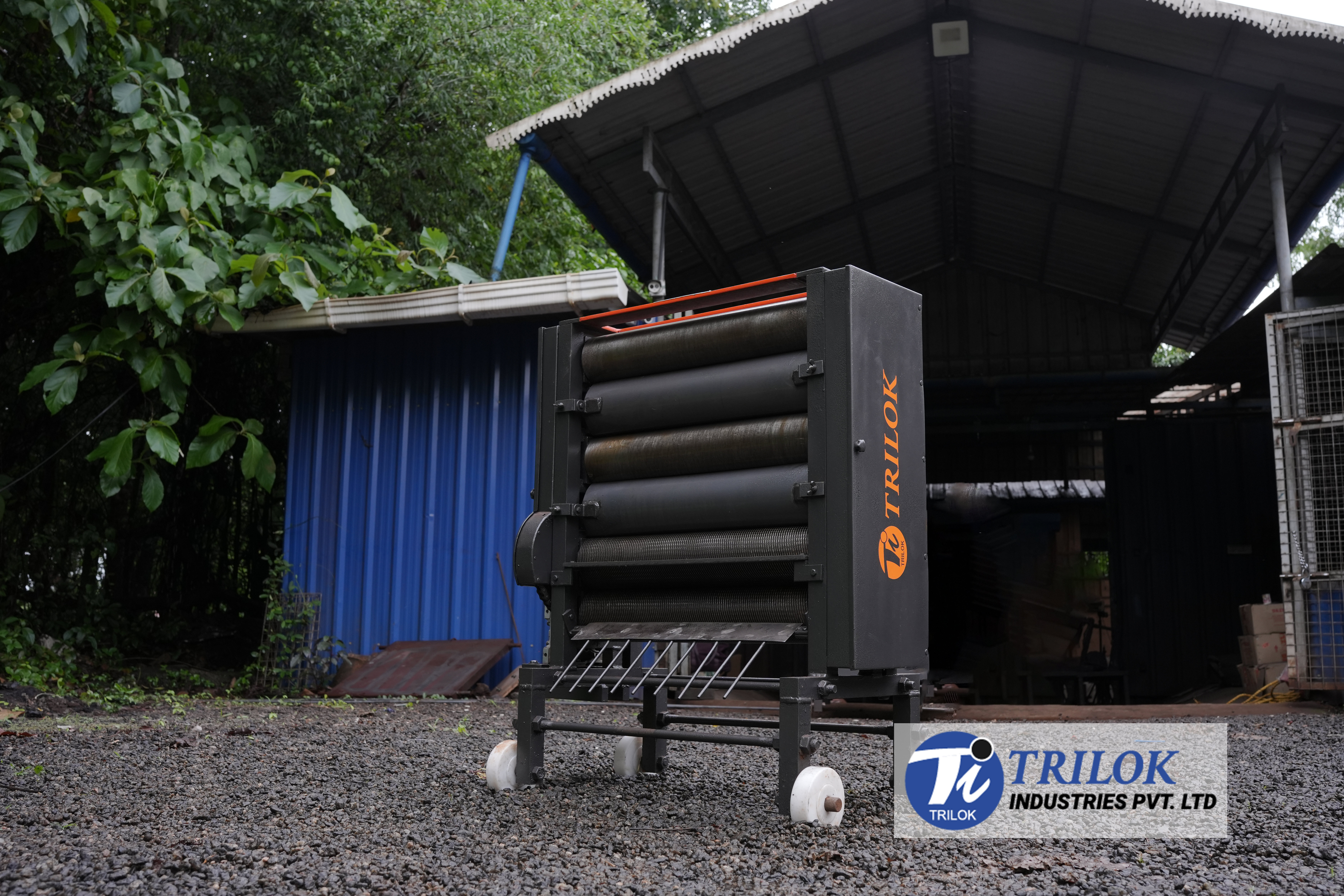 Fully Automatic Rubber Sheeting Machine Side View